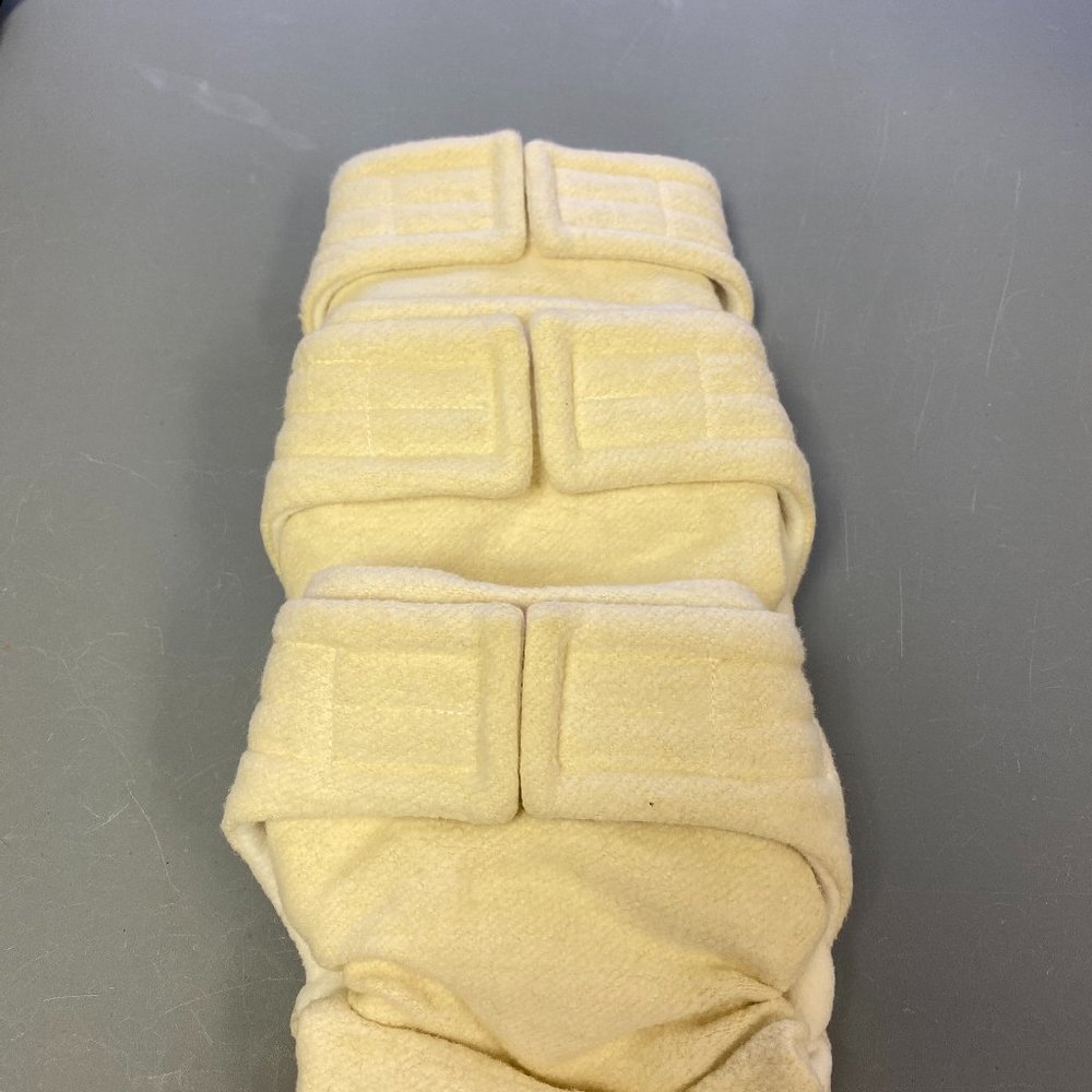 3 Happy Hempy Fitted Pocket Diaper Medium Natural